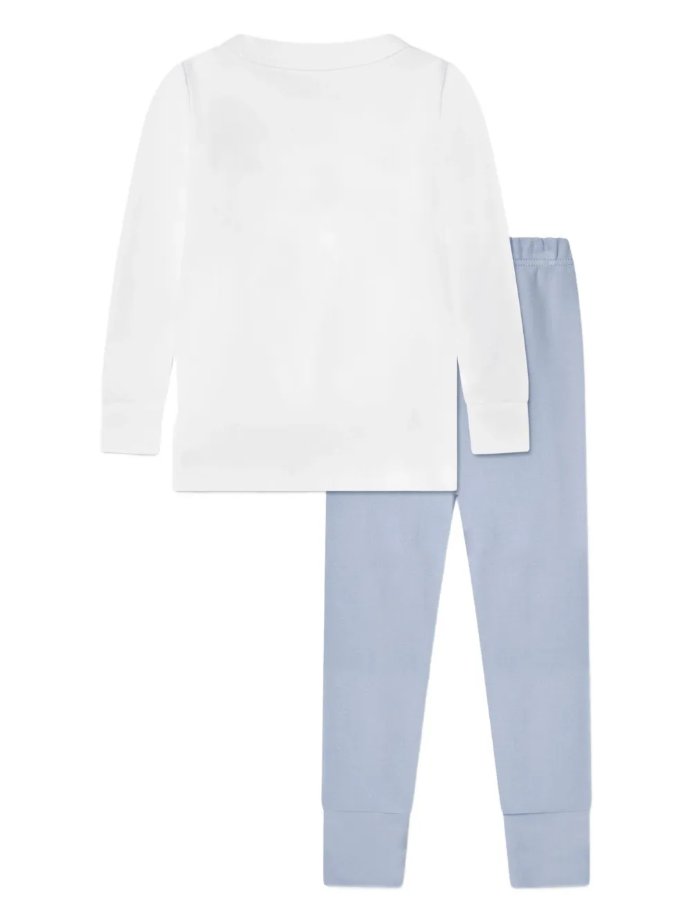 Magnolia Baby Elastic-waistband Trousers Set In Blue
