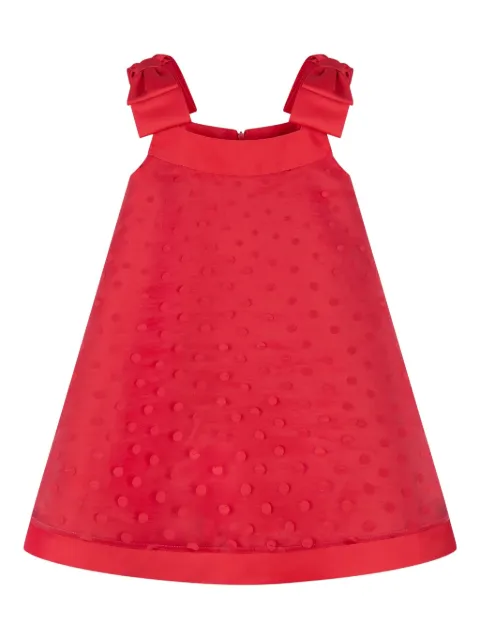 MAMA LUMA KIDS bow-embellished polka-dot dress