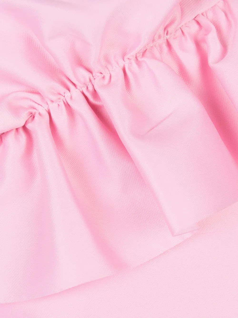 Mama Luma Ruffle-detail One-shoulder Dress In Pink