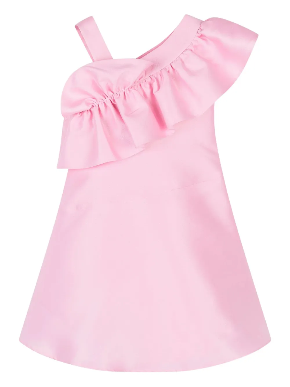 MAMA LUMA KIDS ruffle-detail one-shoulder dress | Pink | Image 1