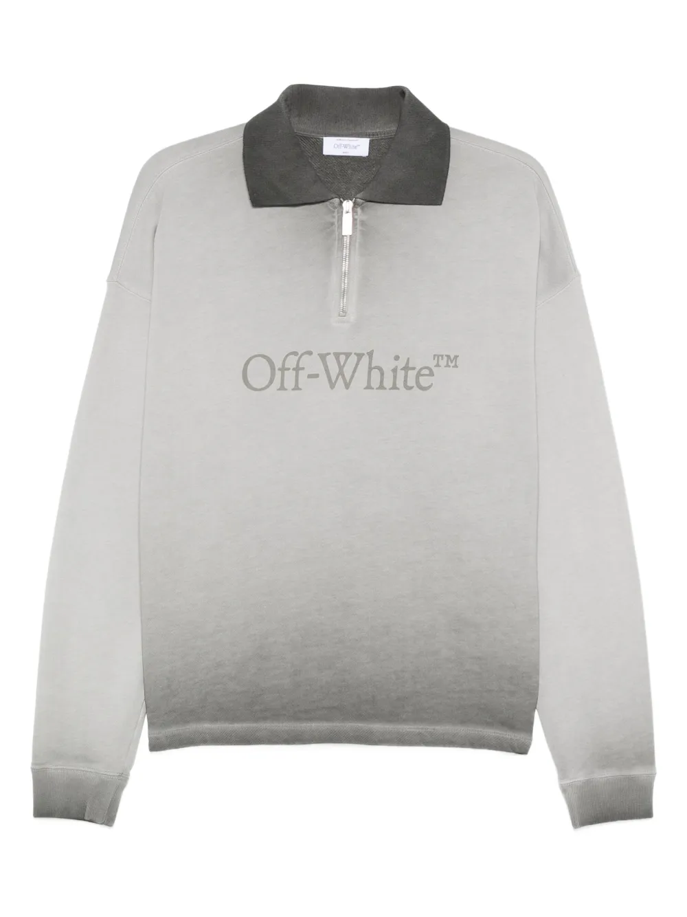 Off-White グラデーション ポロシャツ - グレー Off-White グラデーション ポロシャツ - グレー