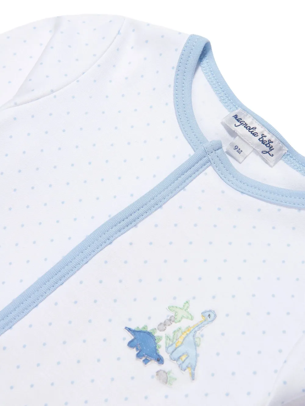 MAGNOLIA BABY Romper met dinosaurusprint Wit