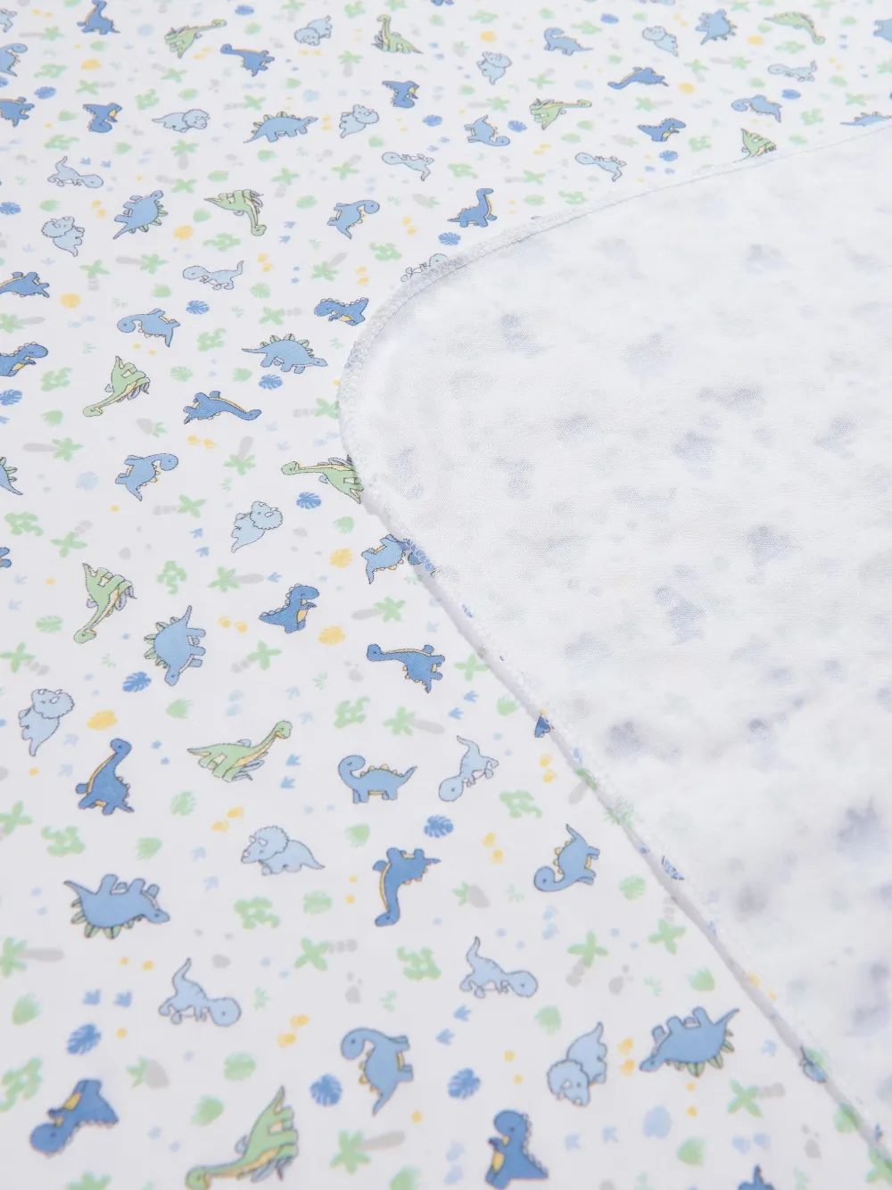 Magnolia Baby Dinosaur-print Baby Blanket In White