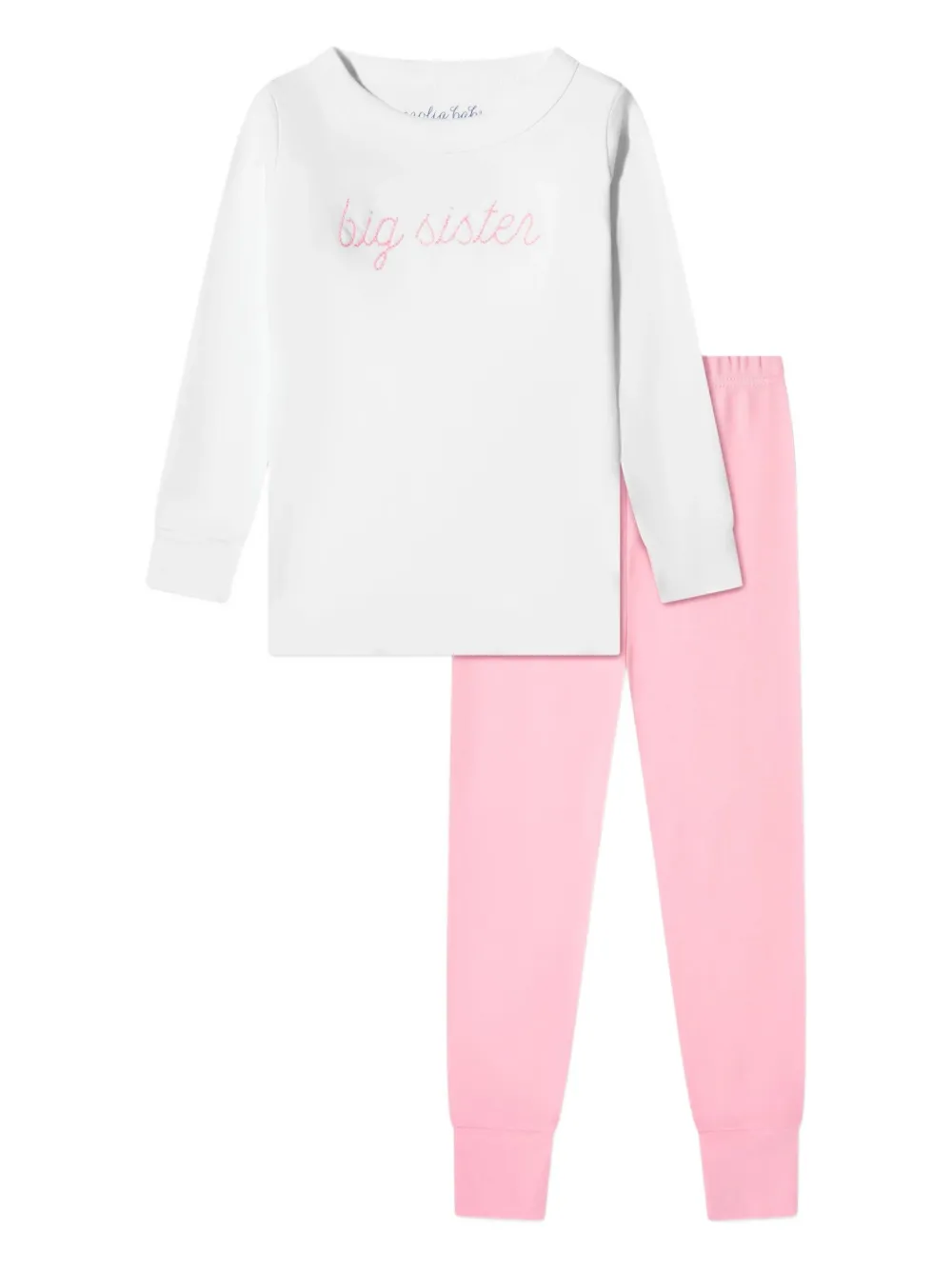 MAGNOLIA BABY embroidered-detail trousers set | Pink | Image 1