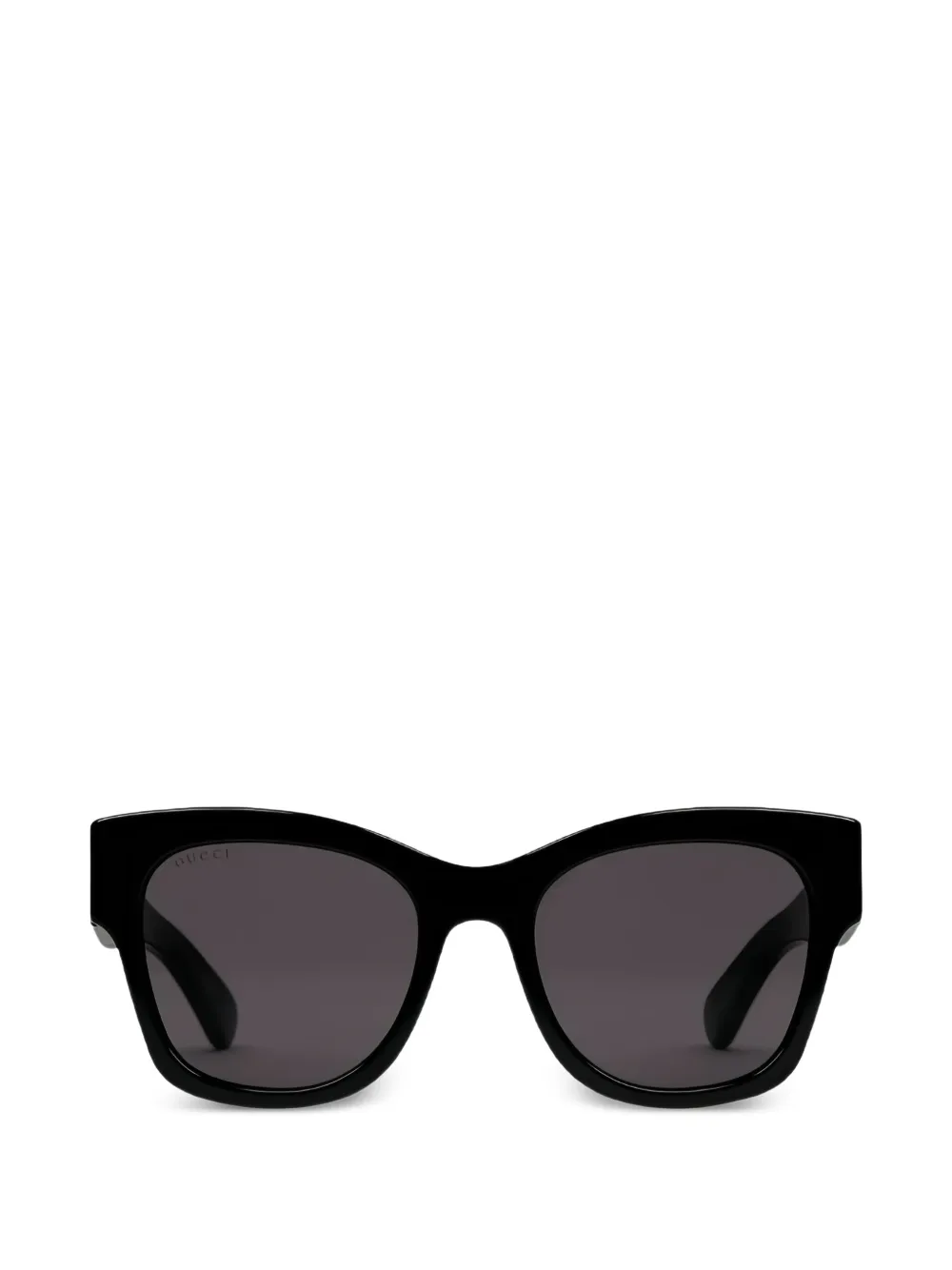 Gucci Eyewear Occhiali da sole squadrati con logo - Nero