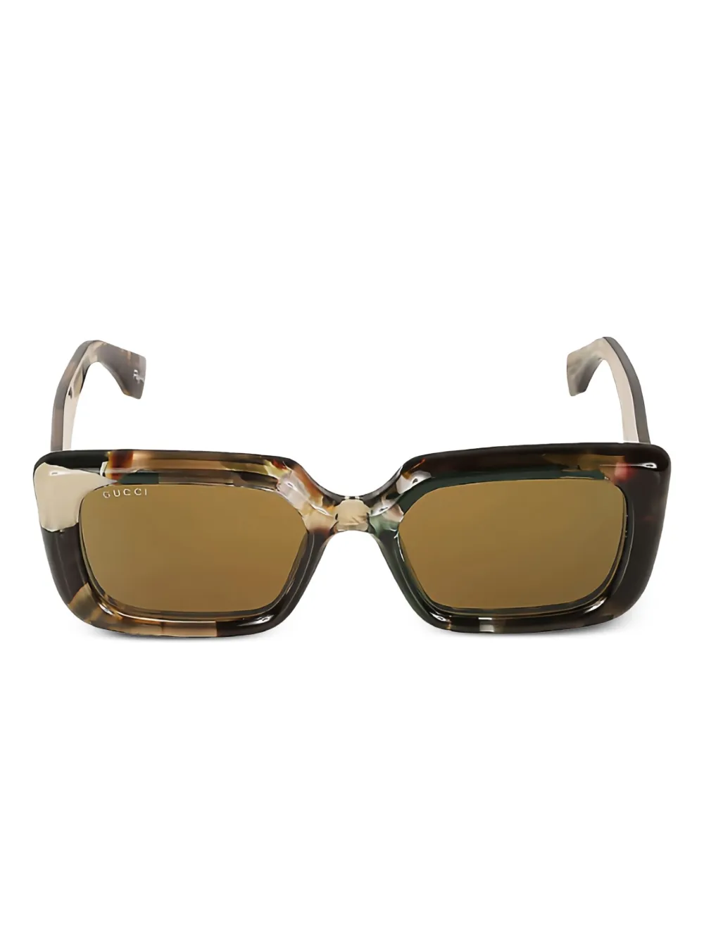 Gucci Eyewear Occhiali da sole squadrati - Verde