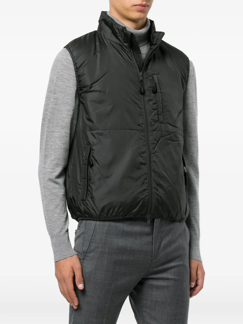 ASPESI Bodywarmer met opstaande kraag Zwart