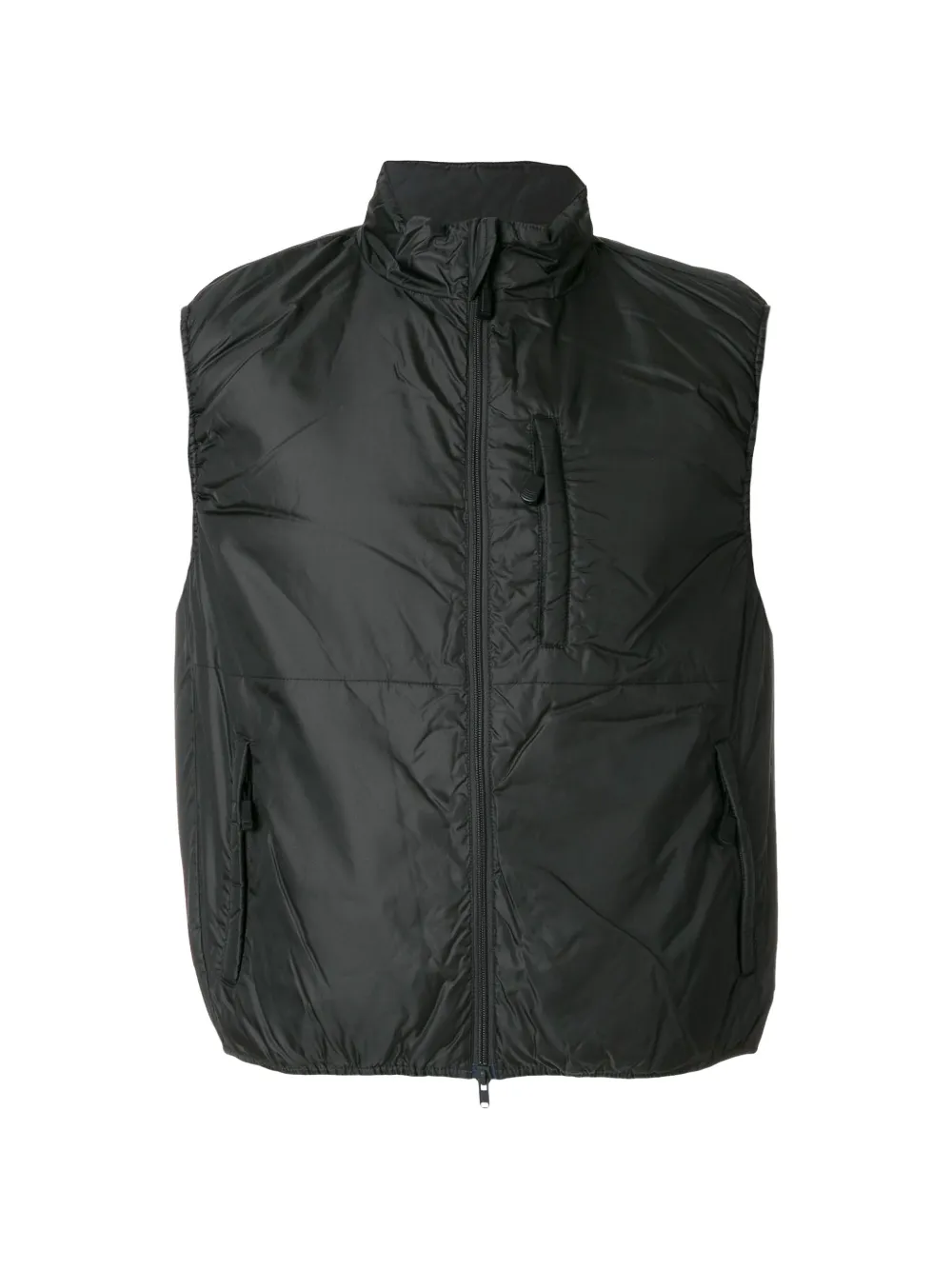 ASPESI stand-collar padded gilet - Black
