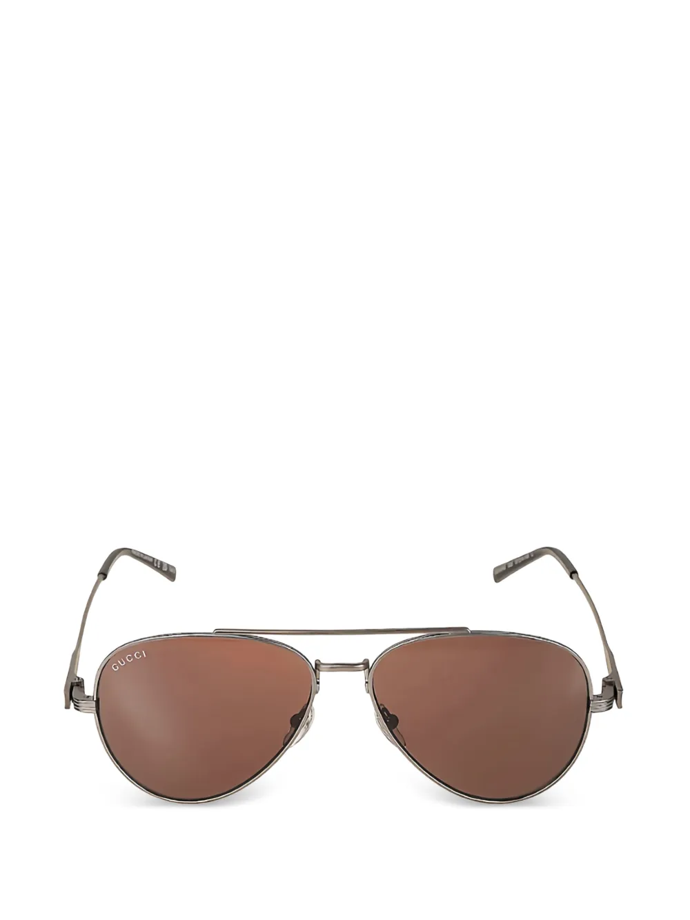 Gucci Eyewear Occhiali da sole con montatura stile pilota - Grigio