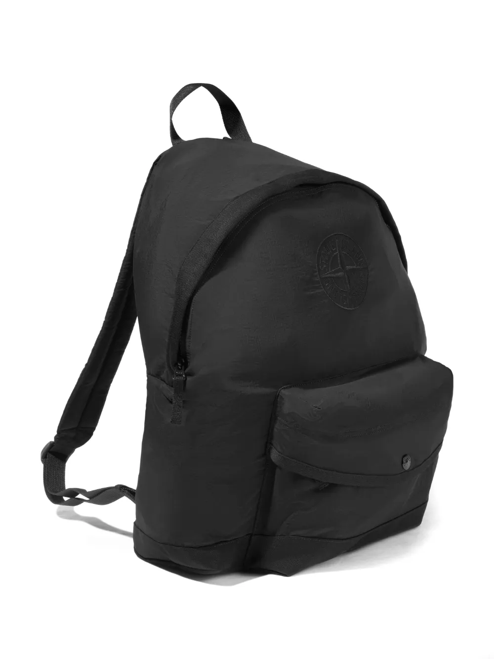 Stone Island Junior Rugzak met logopatch Zwart