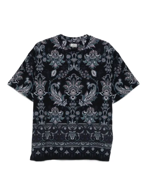 ETRO playera con estampado de cachemira