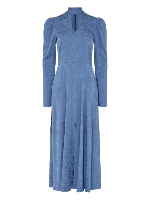 Temperley London Madame Split floral-pattern dress