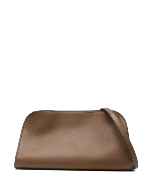 The Row Peggy leather clutch