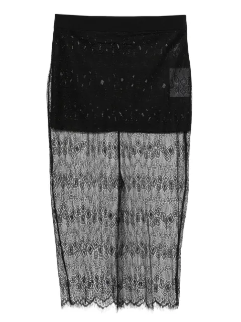 The Frankie Shop Alrose lace midi skirt