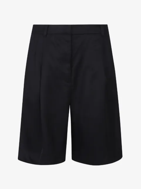 The Frankie Shop Marfa pleated silk shorts