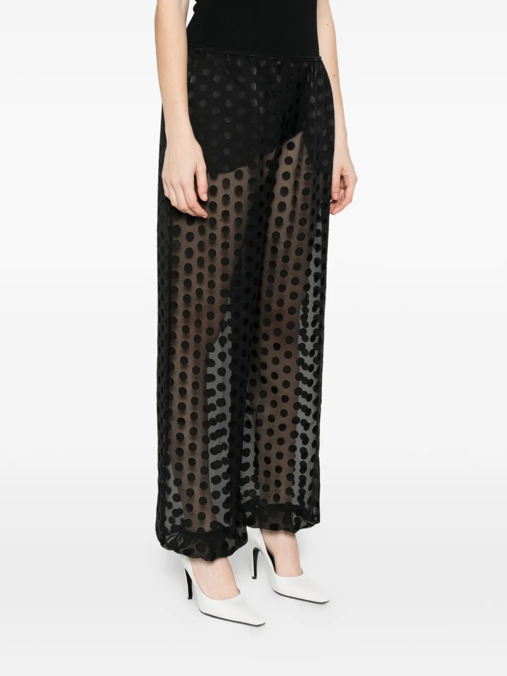 Orissa Sheer-Finish Baloon Trousers