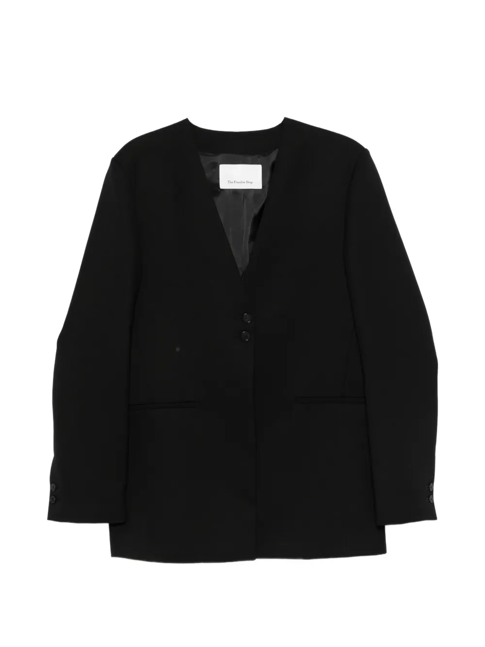 The Frankie Shop single-breasted blazer - Black