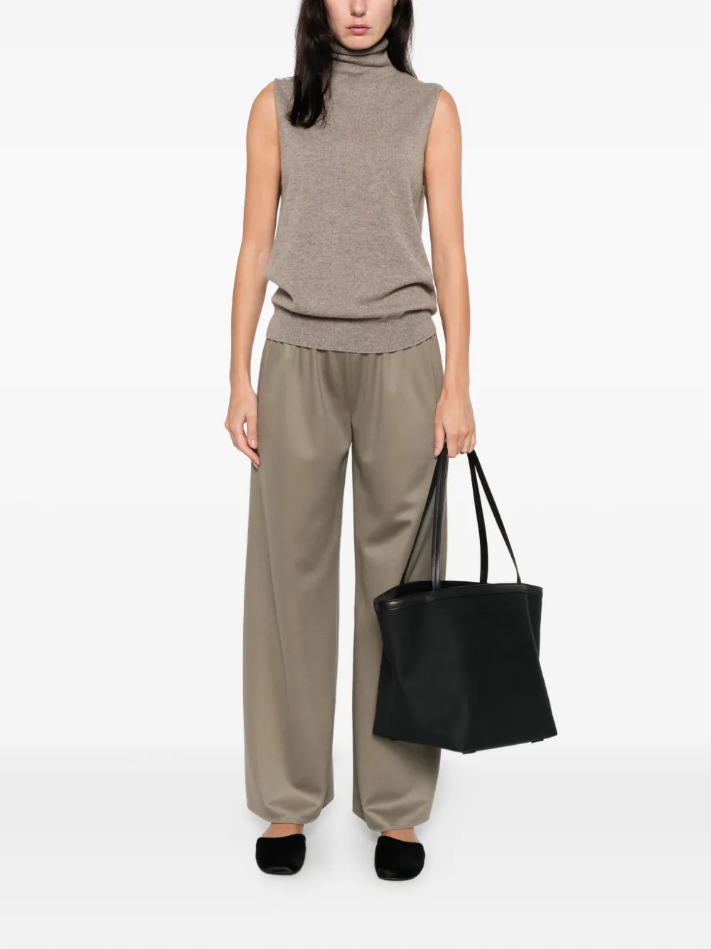 The Row Meritas turtleneck sleeveless top | Vests & Tank Tops | Image 2