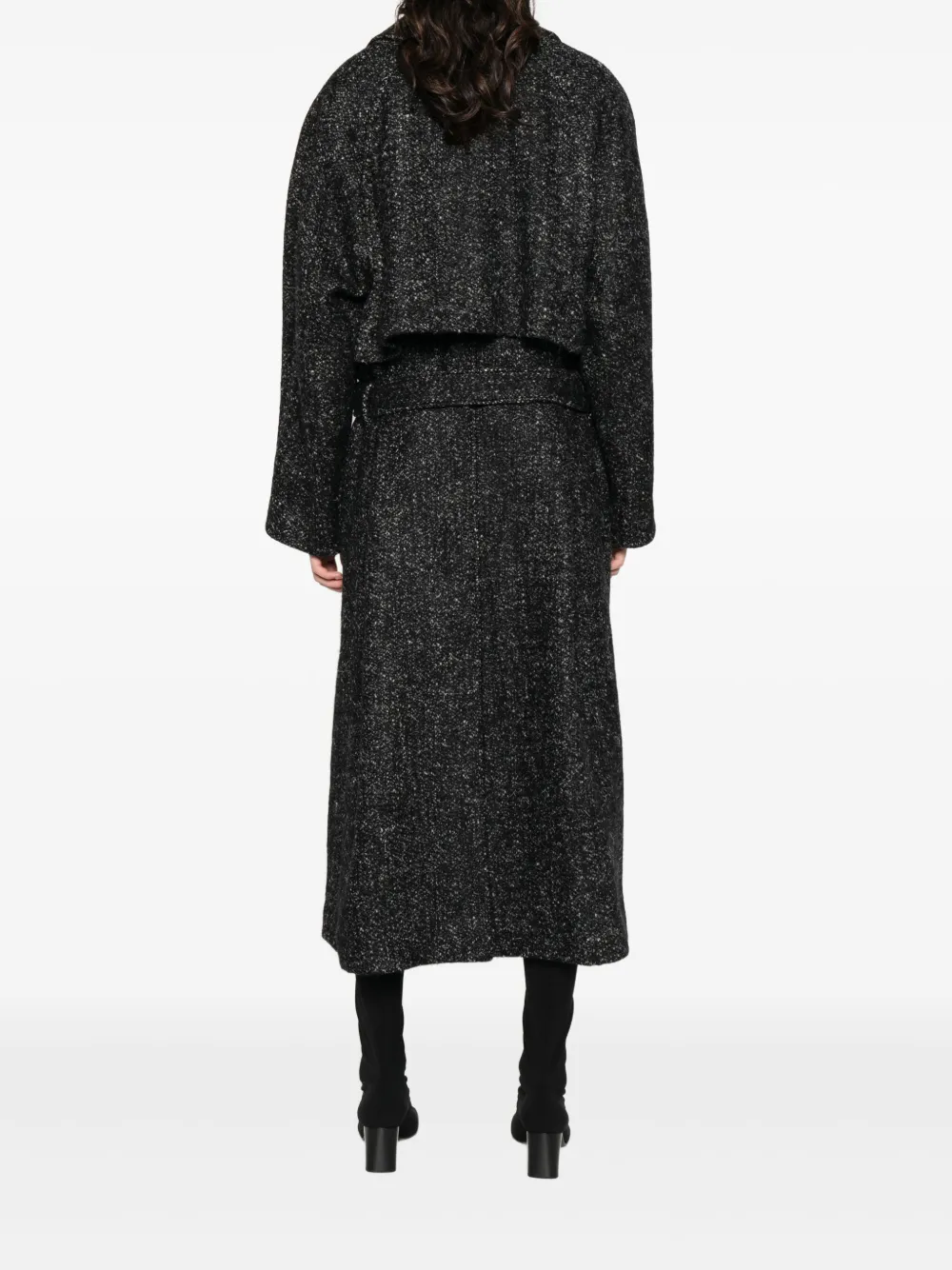 The Row Macaria jas met dubbele rij knopen Zwart