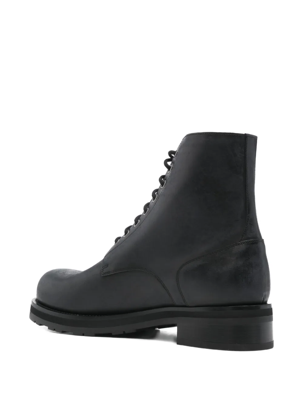 The Row Leren laarzen Zwart