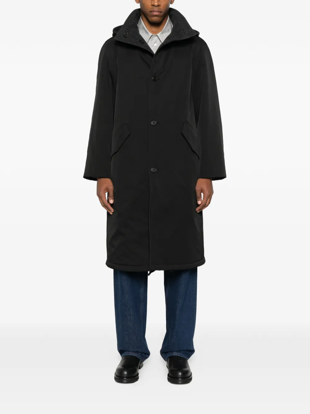 The Row Nikar hooded coat | Single Breasted Coats | Image 2