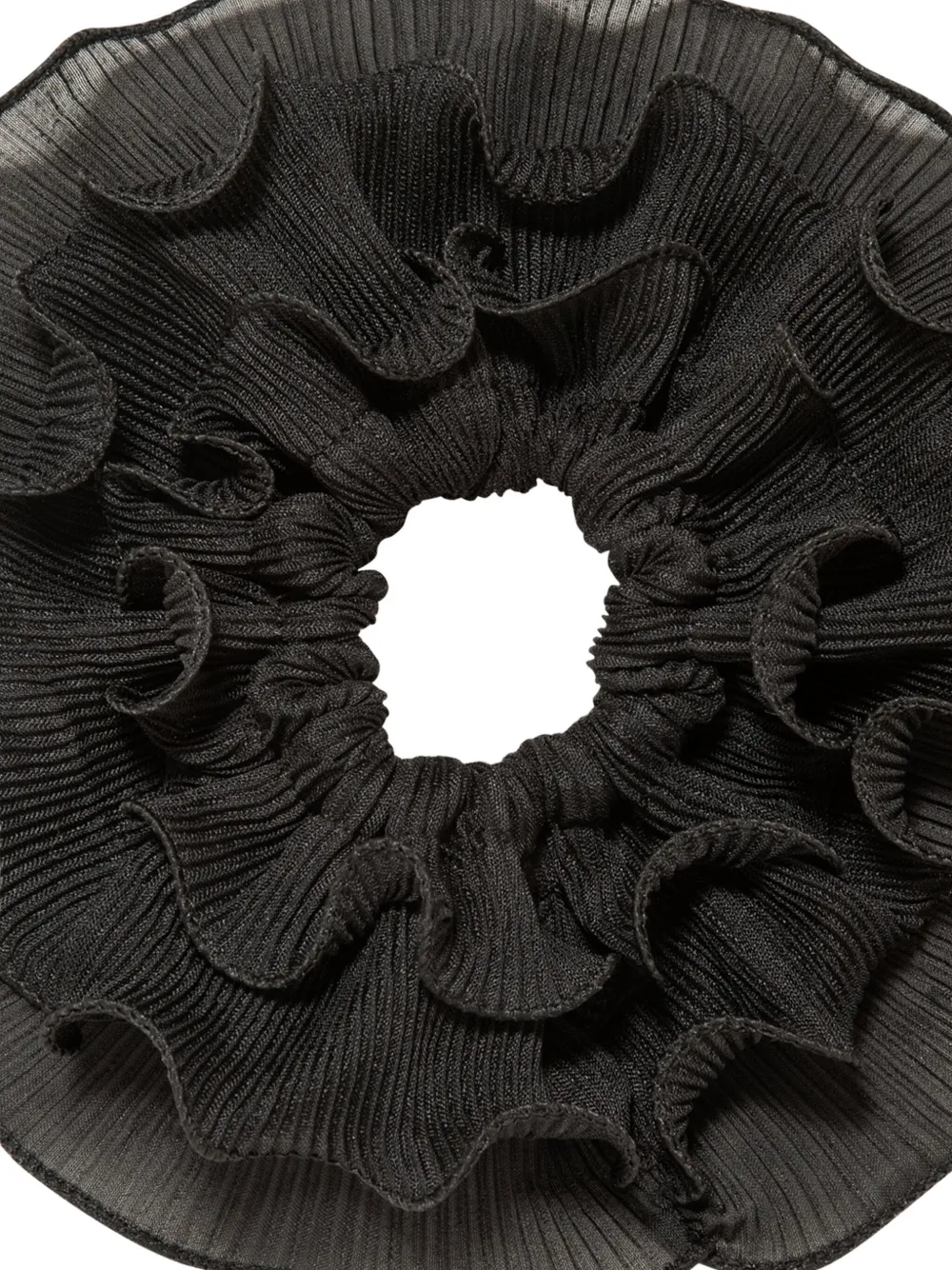Jennifer Behr Jacinda Pleated Ruffled Hair Accessory In Gray
