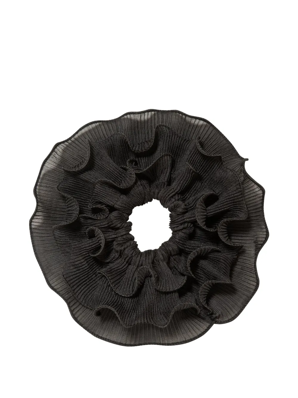 Jennifer Behr Jacinda Pleated Ruffled Hair Accessory In Gray