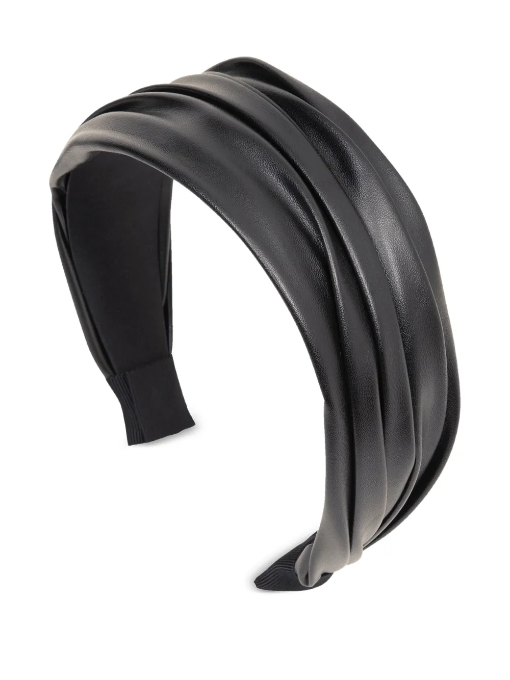 Jennifer Behr Cerchietto Natasha plissettato - Nero