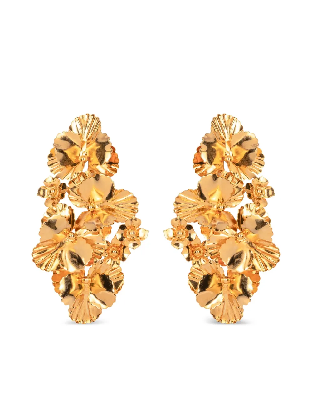 Jennifer Behr Panola flower-cluster earrings | Gold | Image 1