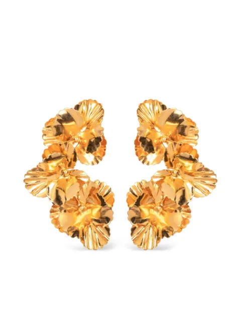 Jennifer Behr Viola flower-cluster earrings