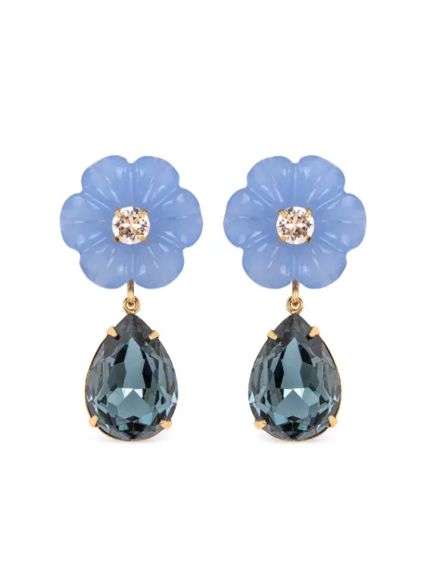 Jennifer Behr Juna flower-drop earrings
