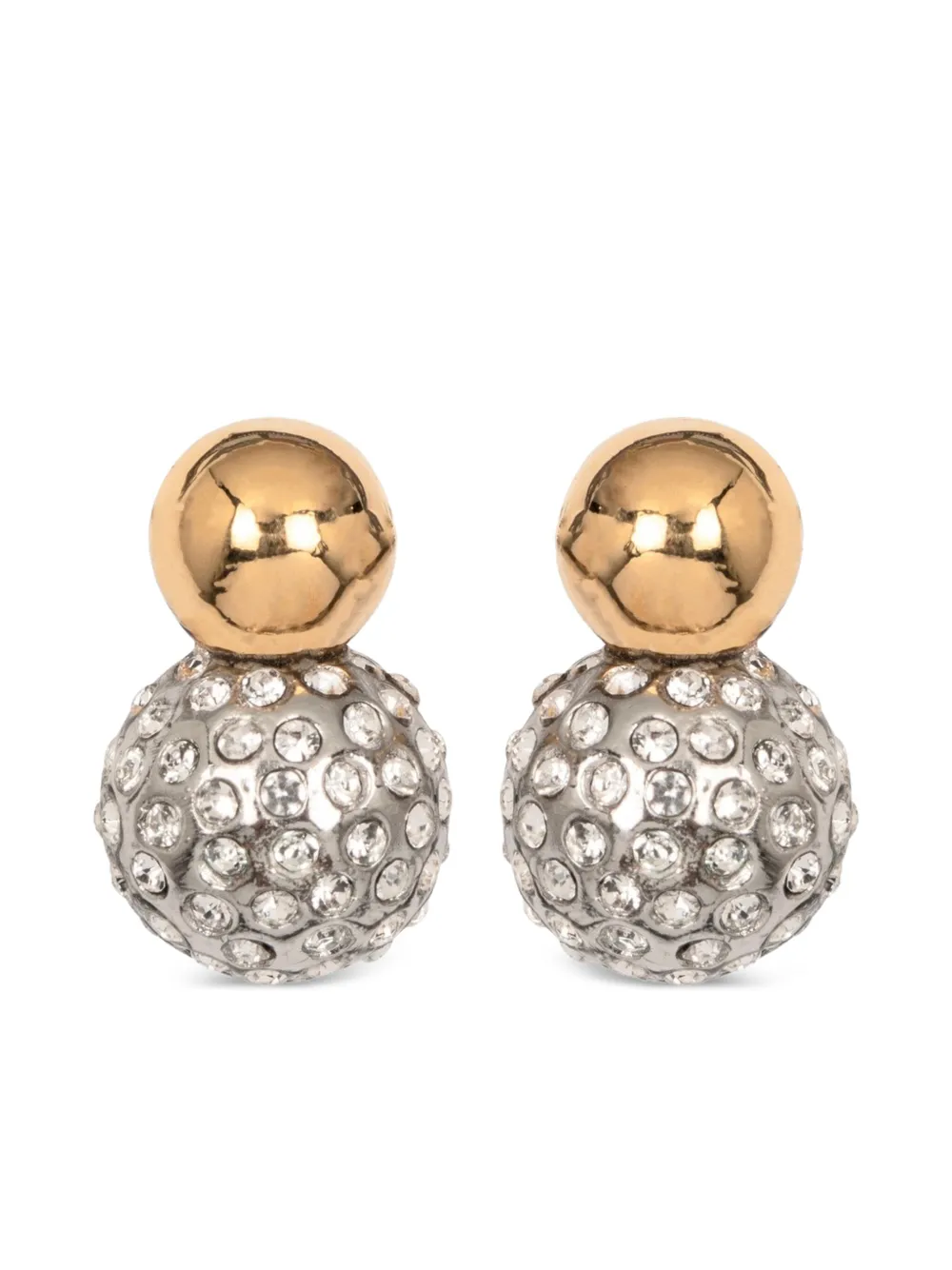 Jennifer Behr Ida crystal-embellished earrings | Silver | Image 1