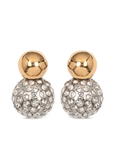 Jennifer Behr Ida crystal-embellished earrings