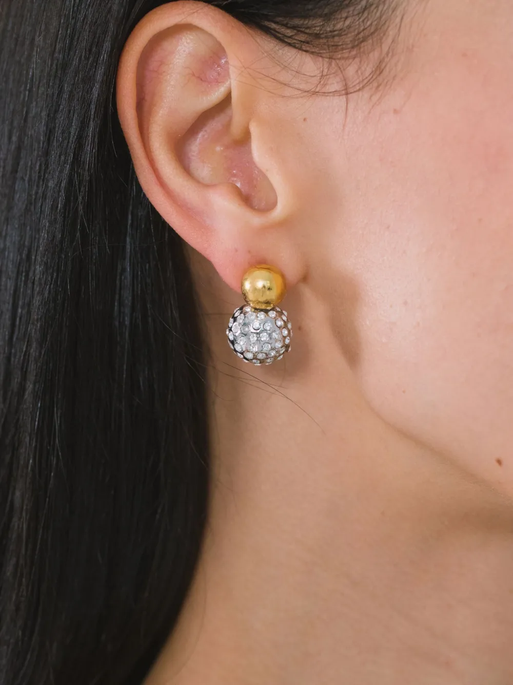 Jennifer Behr Ida crystal-embellished earrings | Image 2