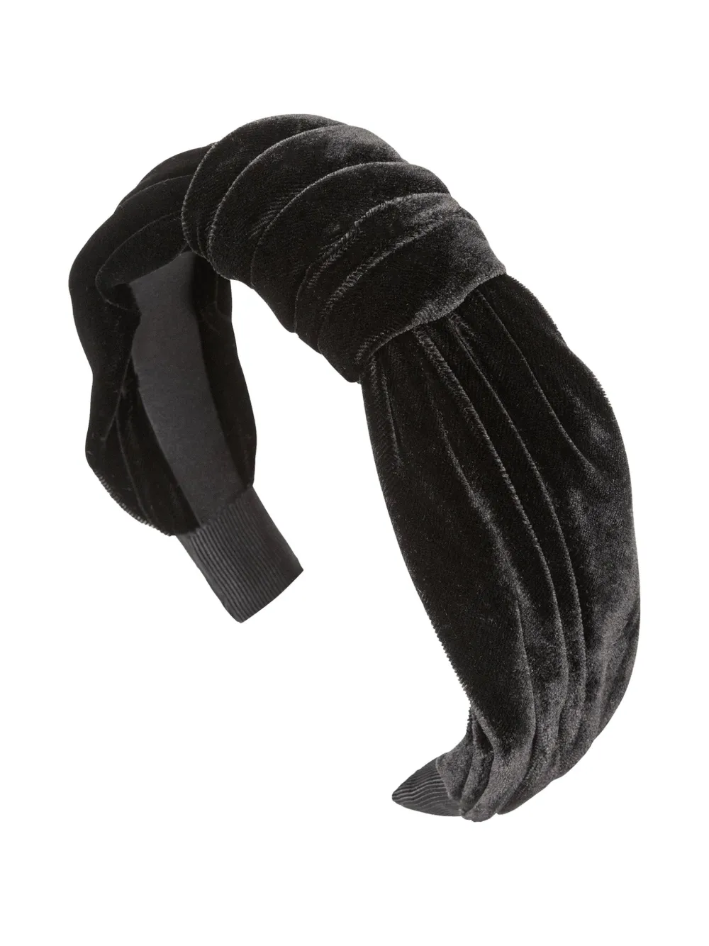 Jennifer Behr Helene knotted headband - Nero