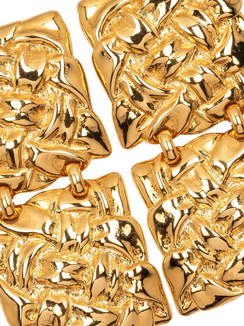 Jennifer Behr Tamera Textured Earrings In Gold