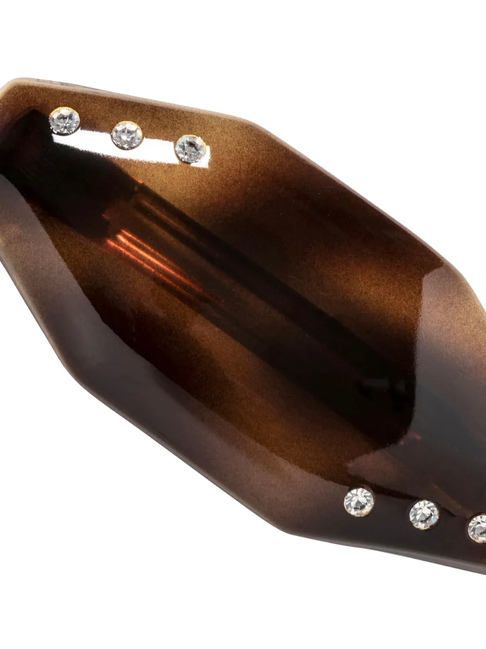 Jennifer Behr Eugenie Crystal-embellished Barrette In Brown