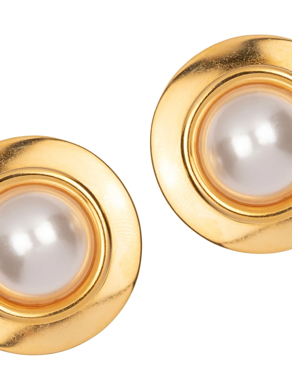 Jennifer Behr Alva Pearl-plated Earrings In Gold