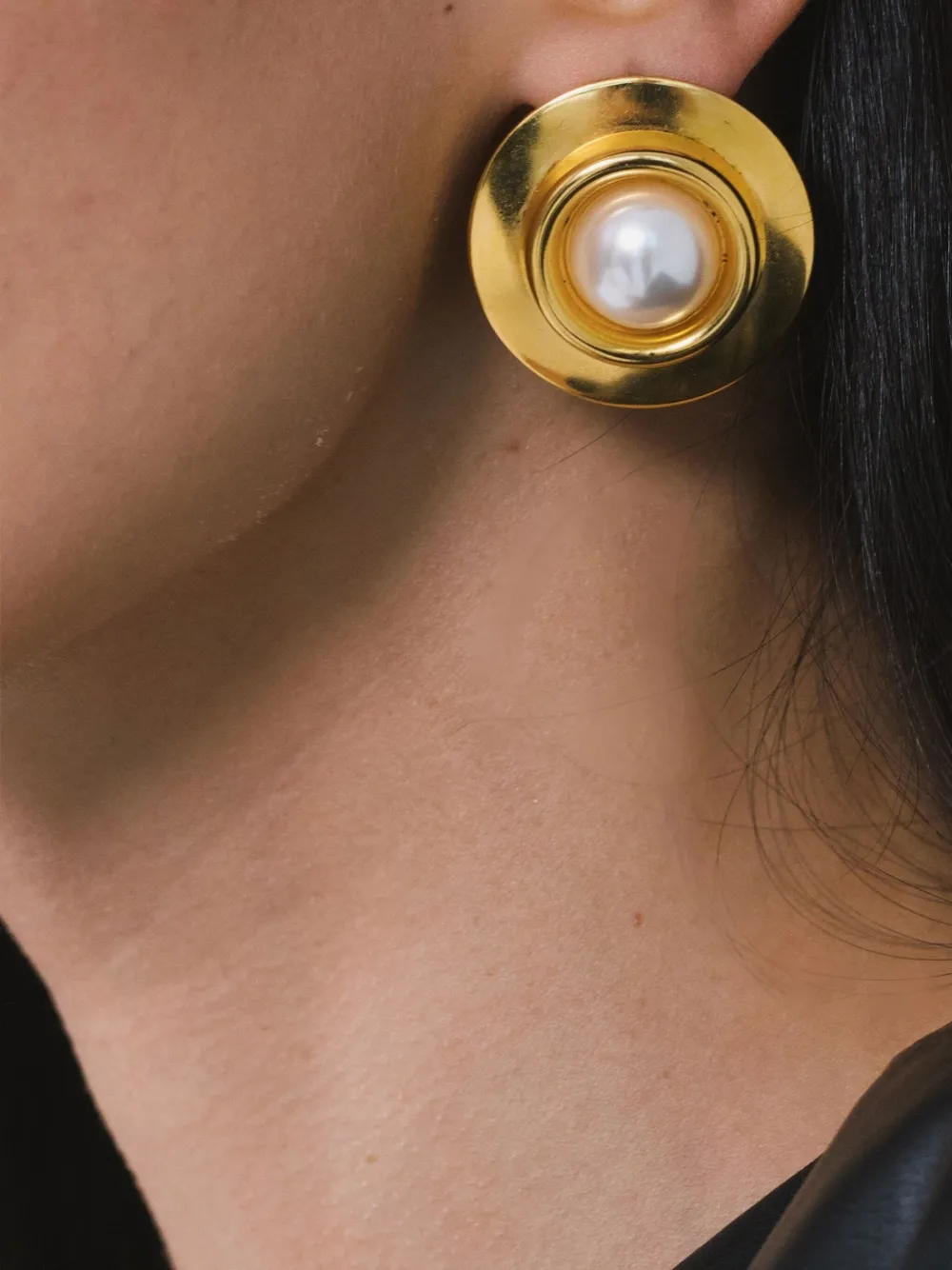 Jennifer Behr Alva pearl-plated earrings | Image 2