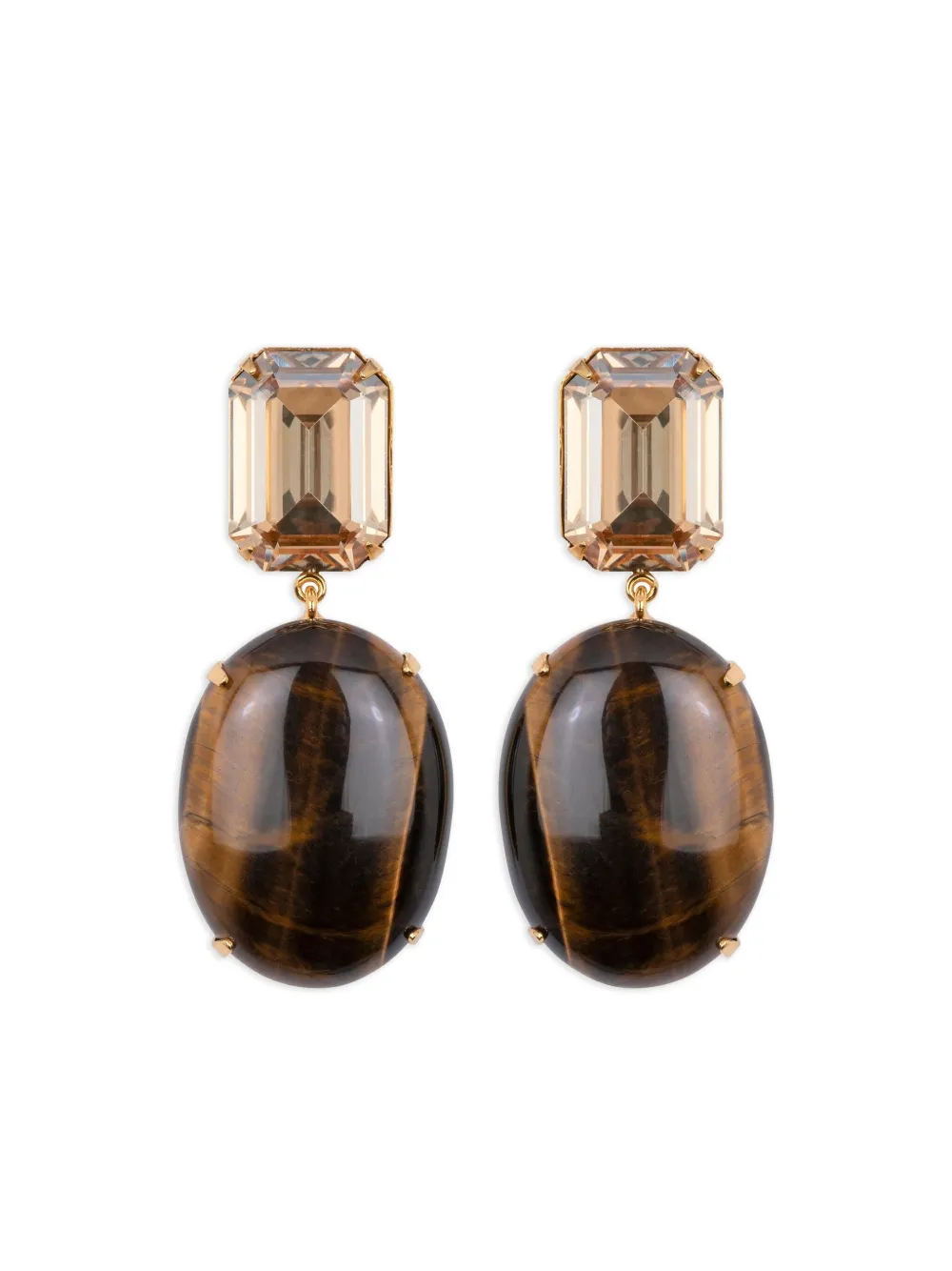 Jennifer Behr Xiomara earrings - Brown