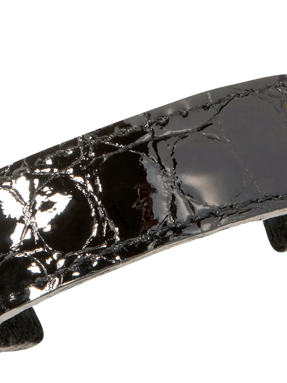 Jennifer Behr Leather-embossed Mini Ponywrap In Brown