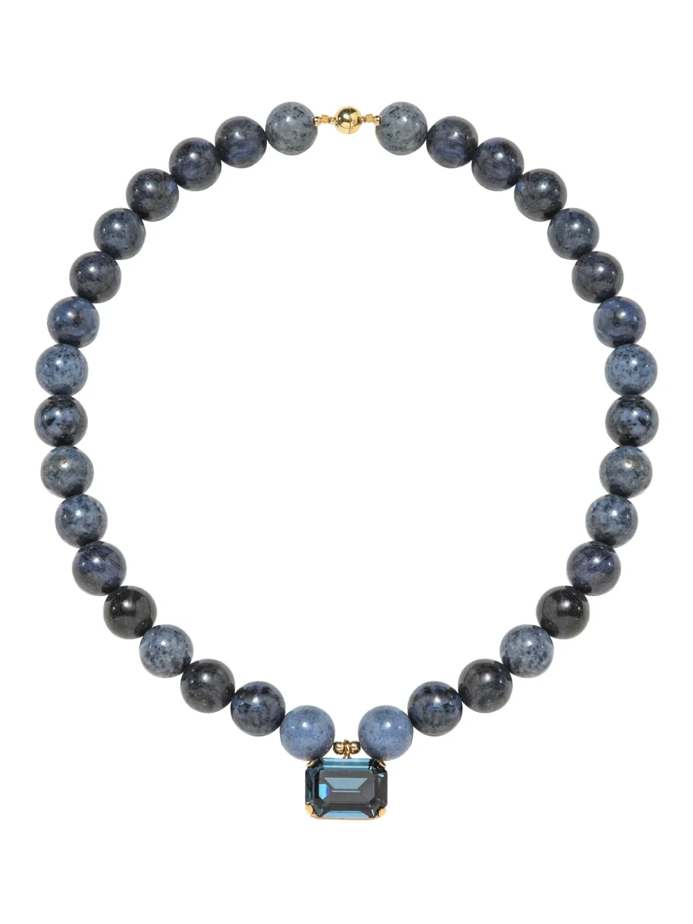 Jennifer Behr Sidonie beaded necklace - ブルー Jennifer Behr Sidonie beaded necklace - ブルー