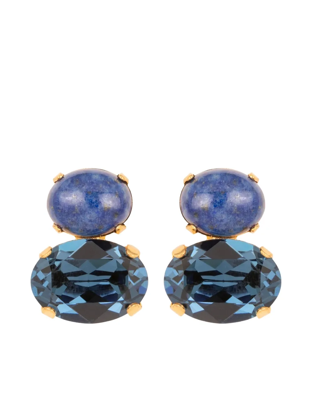 Jennifer Behr Yvette earrings - ブルー Jennifer Behr Yvette earrings - ブルー