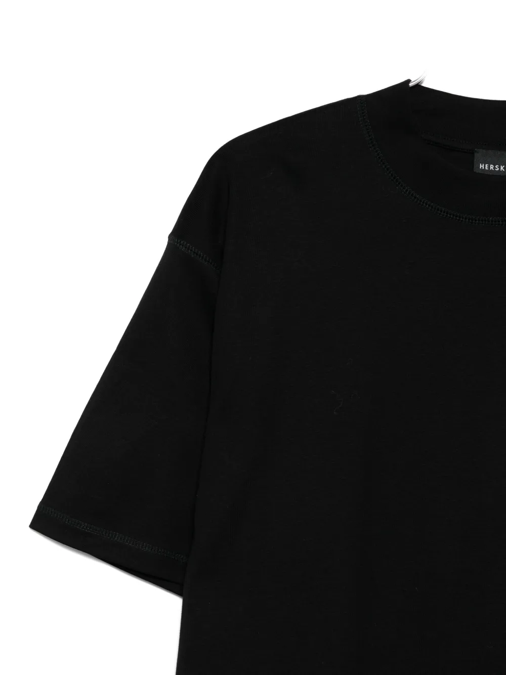 Herskind Short-sleeve Boxy T-shirt In Black