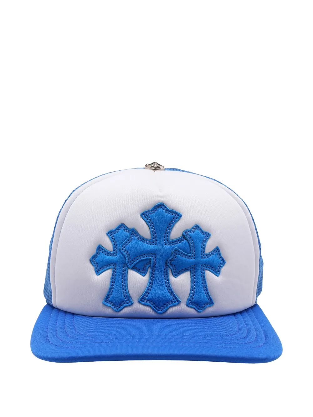 Chrome Hearts Cemetery クロスパッチ ハット - ホワイト Chrome Hearts Cemetery クロスパッチ ハット - ホワイト