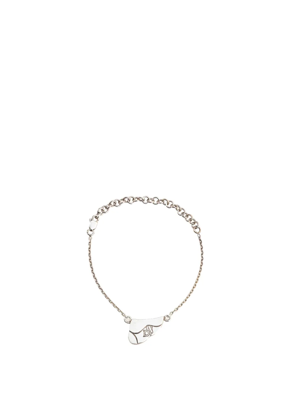 Christian Dior Pre-Owned 1999-2010 Sterling Silver Saddle Charm bracelet | Silver | Image 1