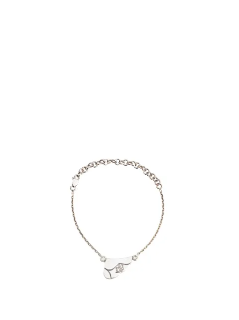 Christian Dior Pre-Owned 1999-2010 Sterling Silver Saddle Charm bracelet