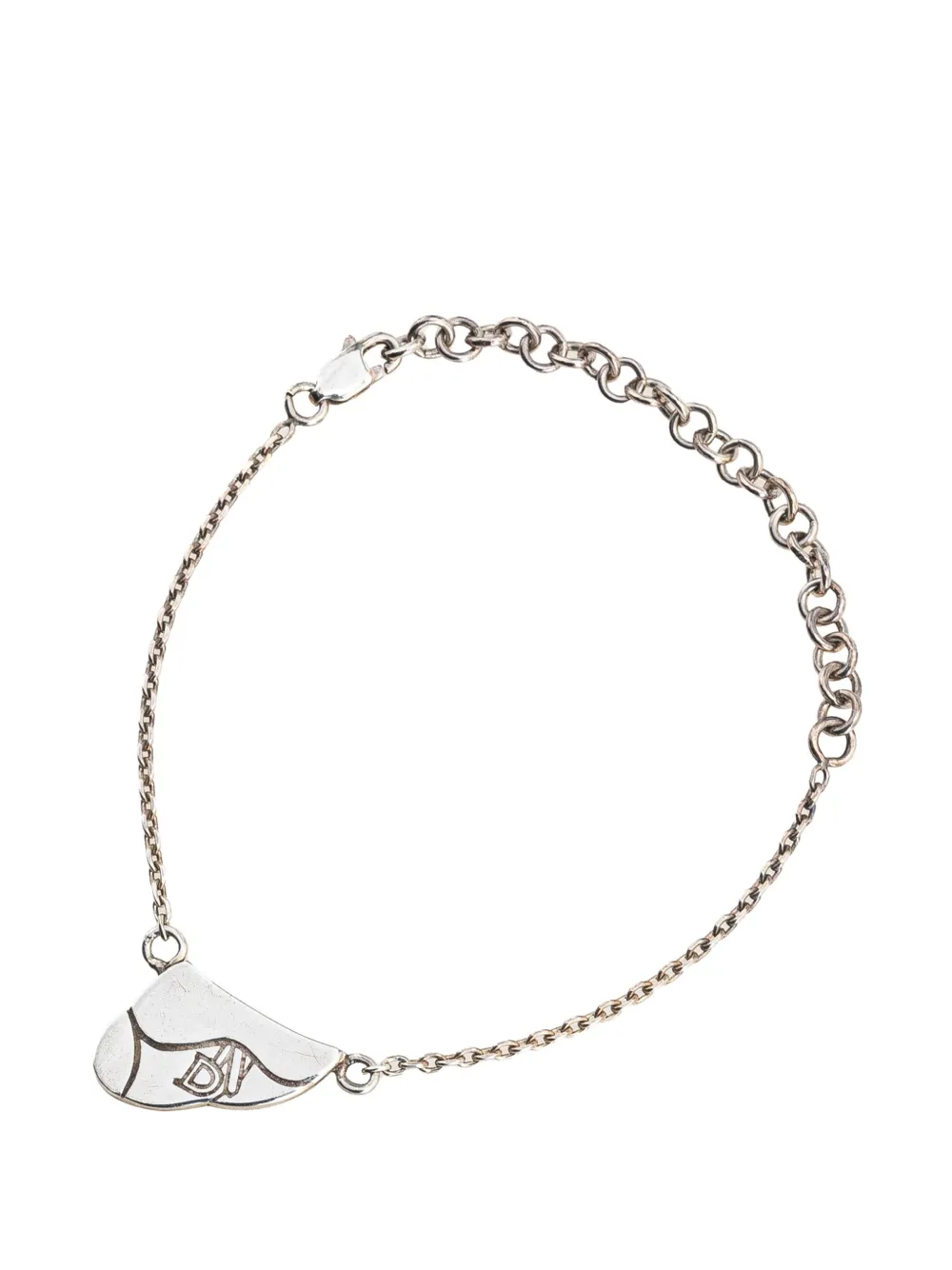 Christian Dior Pre-Owned 1999-2010 Sterling Silver Saddle Charm bracelet | Image 2