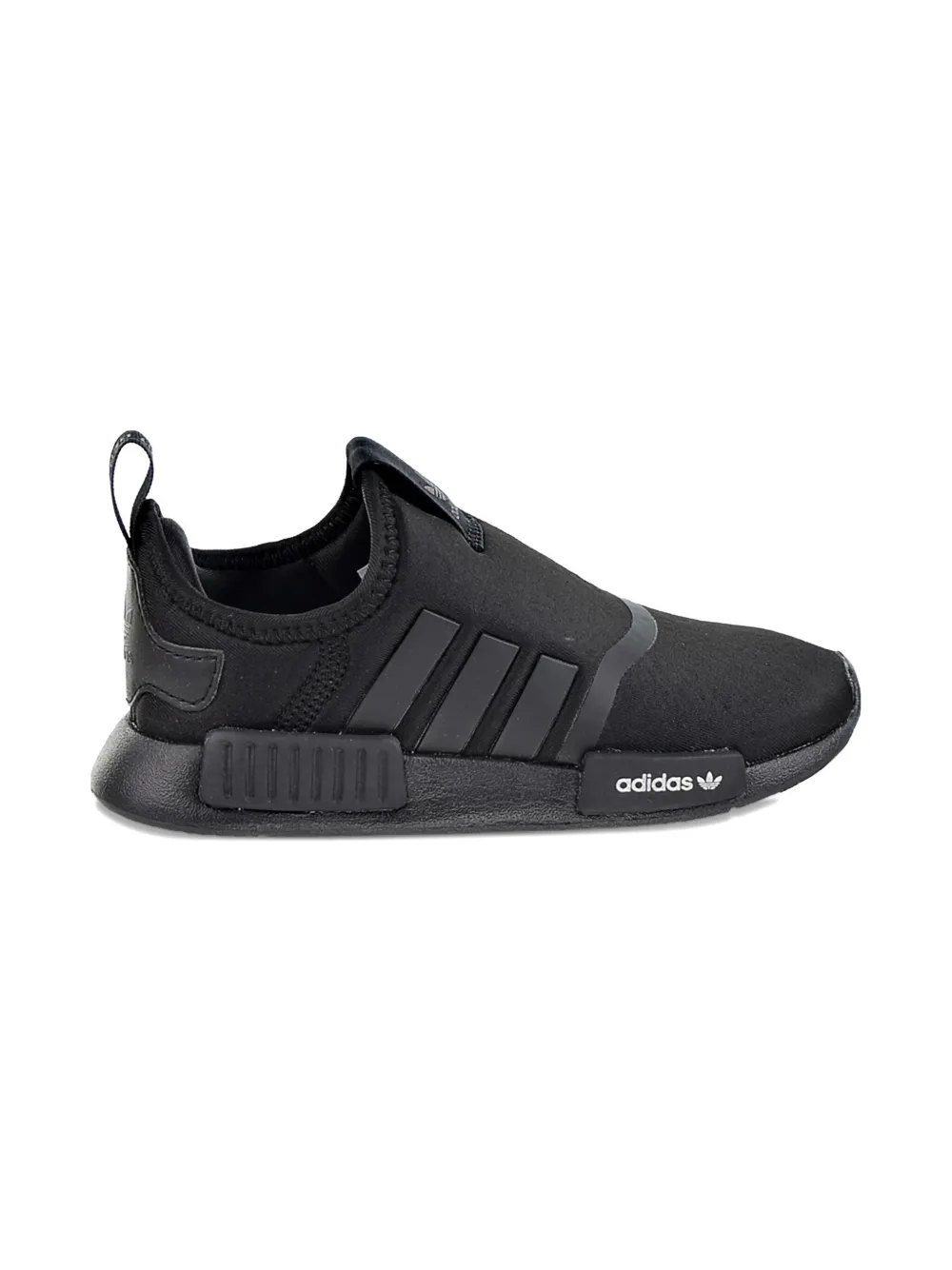 adidas Kids NMD 360 "Core Black Silver Metallic Cloud White" sneakers