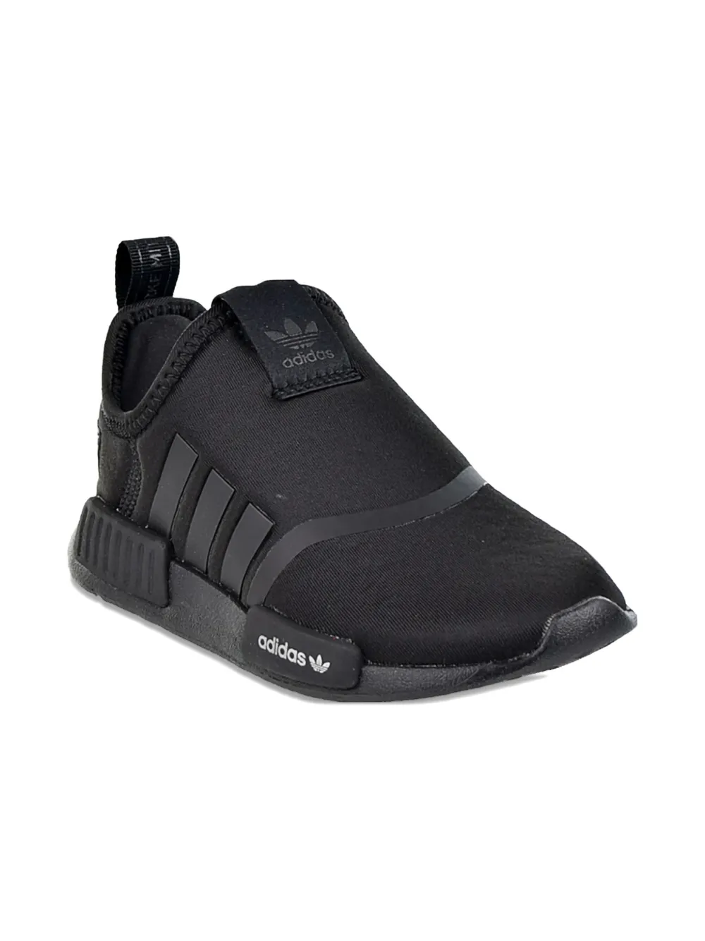 Adidas Kids NMD 360 "Core Black Silver Metallic Cloud White" sneakers
